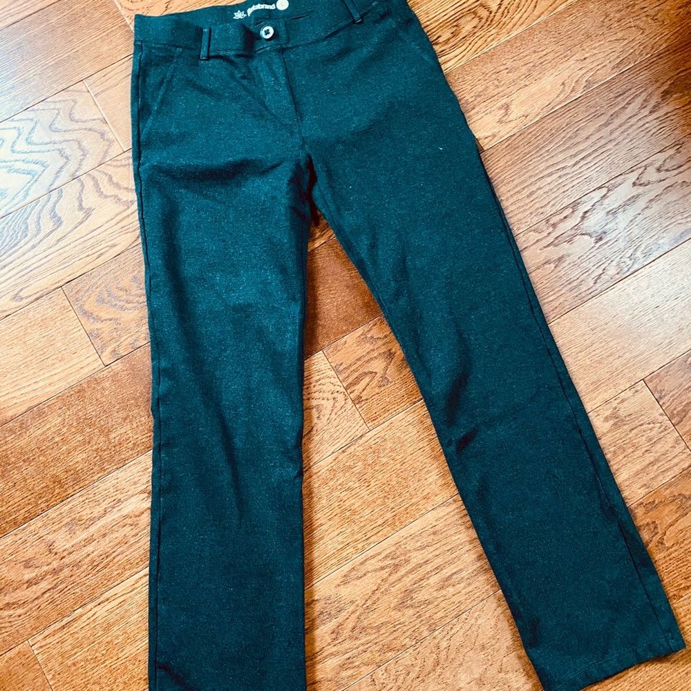 Beta brand L yoga work pants straight leg gray